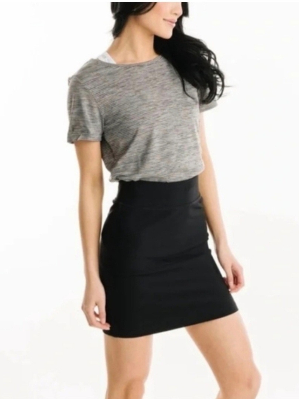ZYIA Black Rece A-line  Skirt